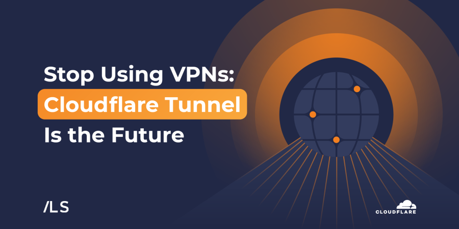 Cloudflare Tunnel Zero Trust architecture replacing traditional VPN security