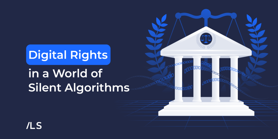 Cover image illustrating digital rights, data privacy, and algorithmic influence in modern digital environments.